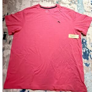New Tommy Bahama Men's Pink T-Shirt - Size XL Comfort Fit